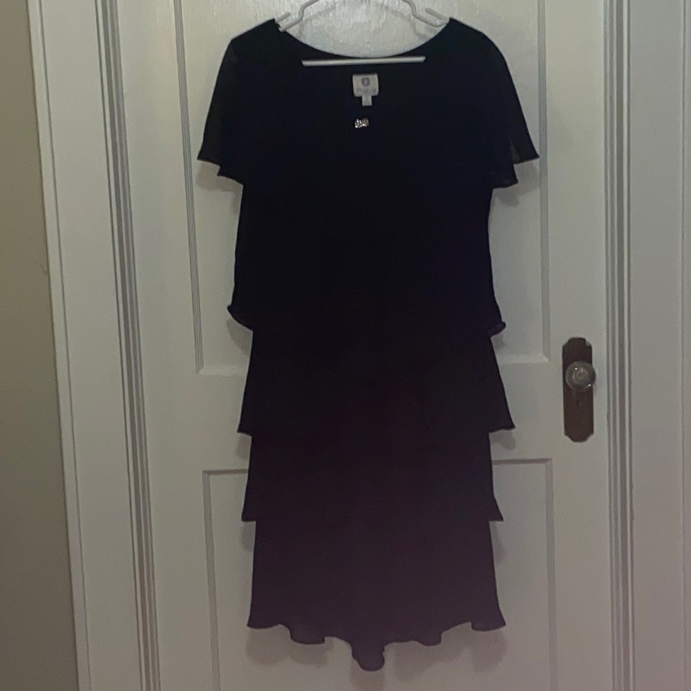 Petra Black Cocktail Dress.  Size 18